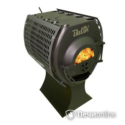 Отопительно-варочная печь Березка BulyK 200 Плюс со стеклом и экранами боковыми в Астрахани